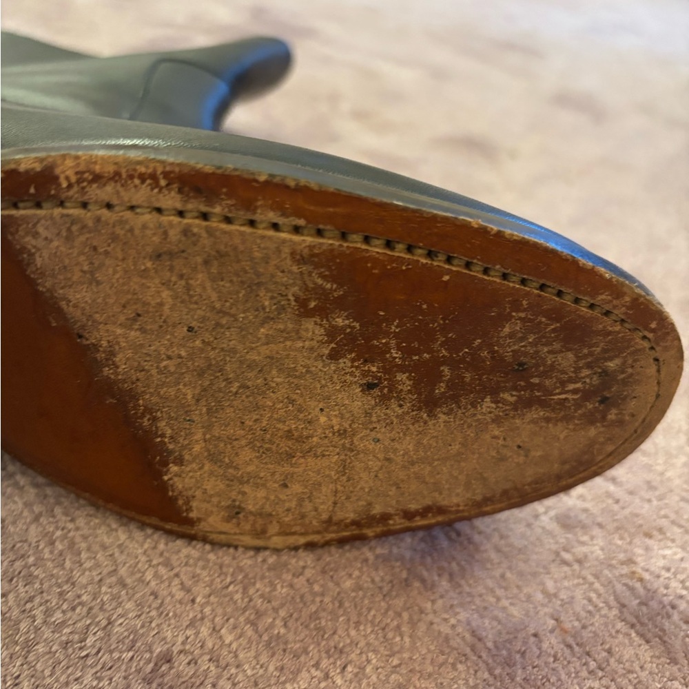 A.P.C. Black Heeled Leather Boots - Picture 12 of 14